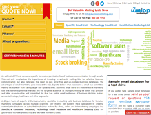 Tablet Screenshot of dunlopmarketing.com